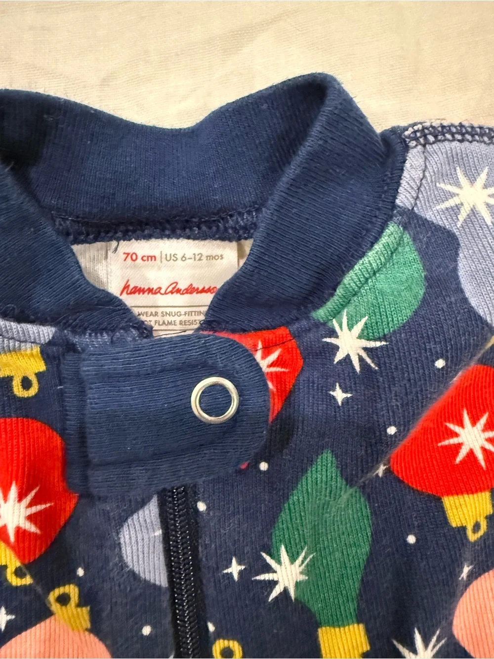 Hannah Anderson Holiday Pajama Bundle (two 6-12 months pajamas)